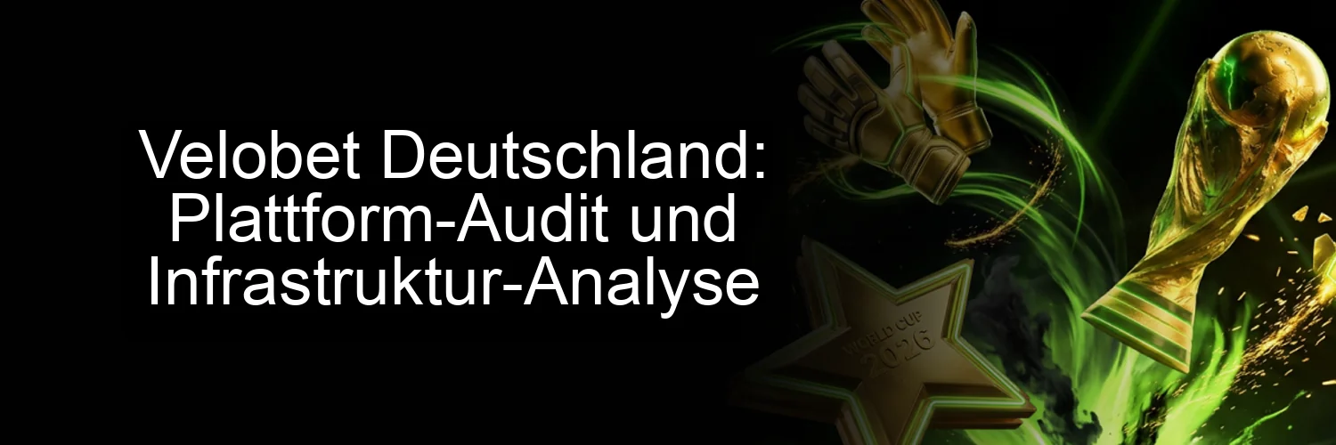 Velobet Deutschland: Plattform-Audit und Infrastruktur-Analyse